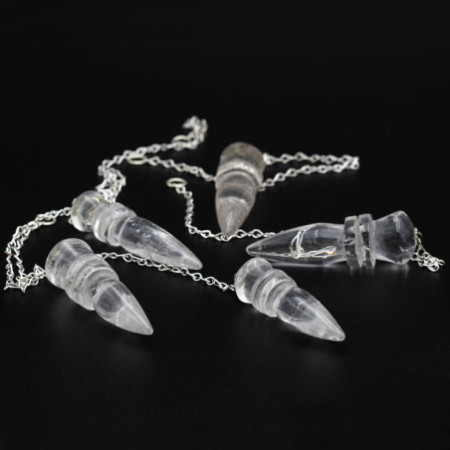 Pendule Egyptien en cristal de roche