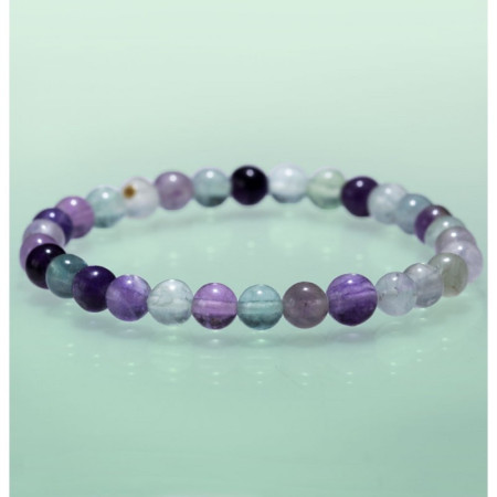 Bracelet Fluorite 6 mm