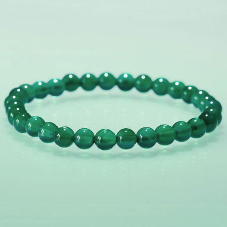Bracelet Jade néphrite 6 mm