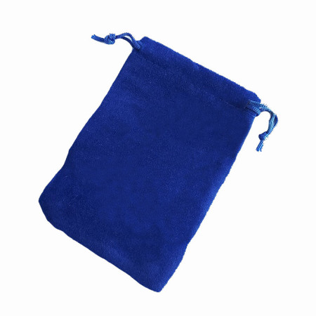 Pochette en Velours bleue