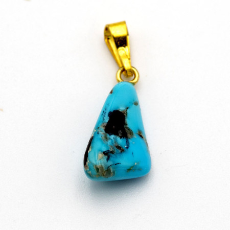 Pendentif turquoise naturelle