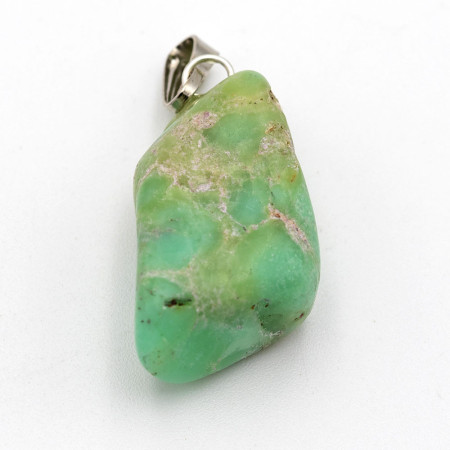 Pendentif en Chrsoprase naturelle