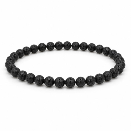 Bracelet en pierre de lave naturelle