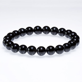Bracelet Spinelle noir 8 mm