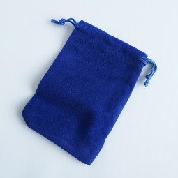 Pochette en Velours bleue