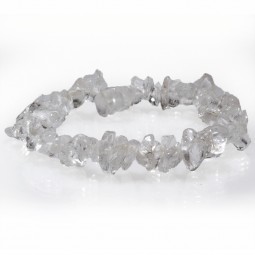 Bracelet chips Cristal de roche