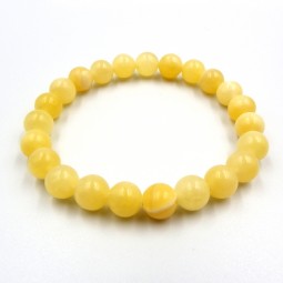 Bracelet Calcite jaune 8mm
