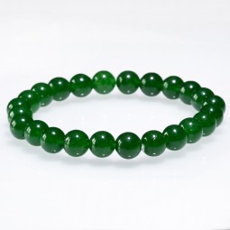 Bracelet Jade néphrite 8 mm