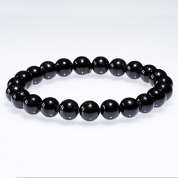 Bracelet Onyx noir 8 mm