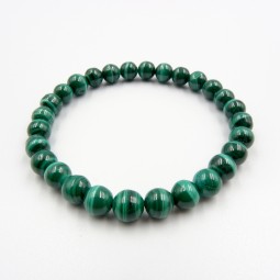 Bracelet Malachite 6 mm