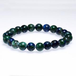 Bracelet Azurite-Malachite 8 mm