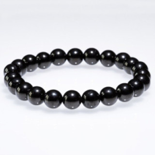 Bracelet Obsidienne noire 8 mm