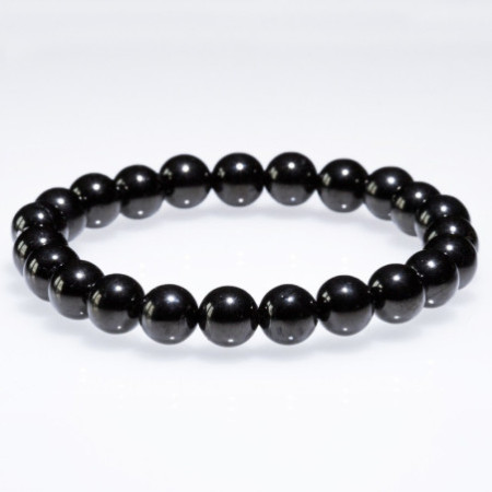 Bracelet Obsidienne noire 8 mm