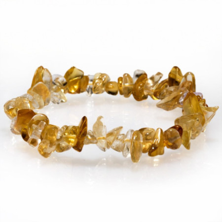 Bracelet chips Citrine