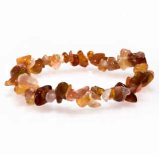 Bracelet chips Cornaline