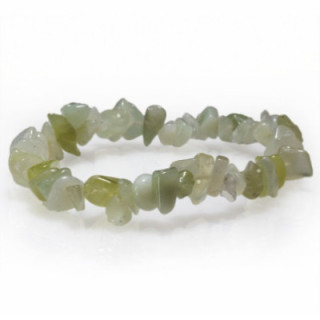Bracelet chips Jade vert