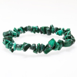 Bracelet chips Malachite