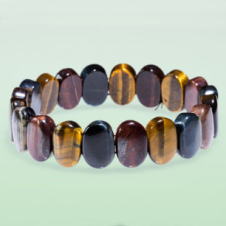 Bracelet plat 3 yeux