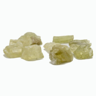 Hiddénite ( kunzite verte) brute