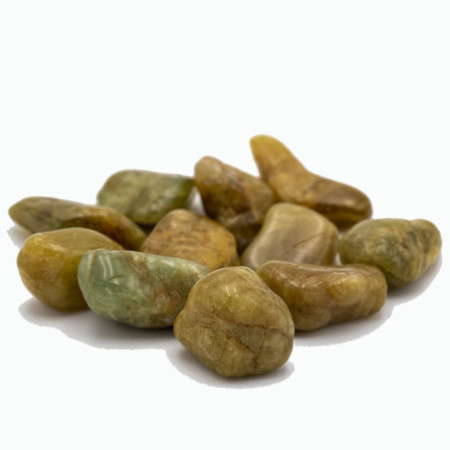 Galet Béryl vert poli