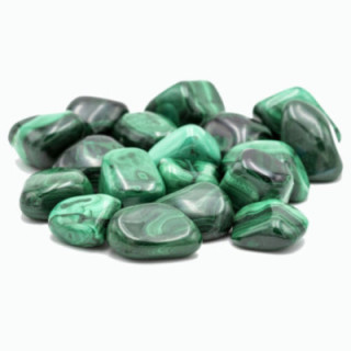 Galet Malachite polie