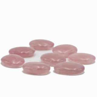 Galet plat Quartz rose