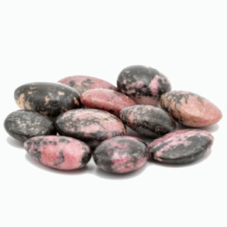 Galet Rhodonite poli