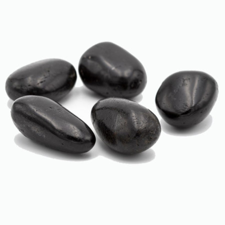 Galet Tourmaline noire poli