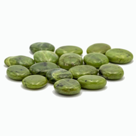 Galet plat Jade Néphrite