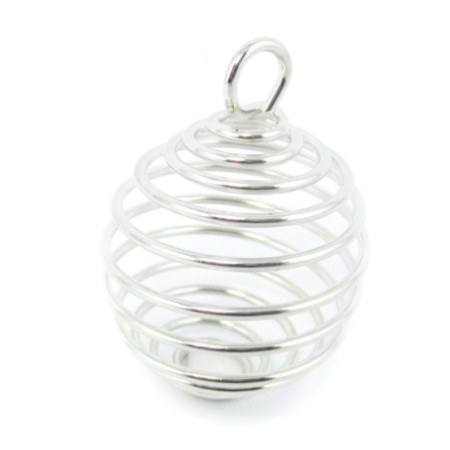 Cage spirale pour pendentif